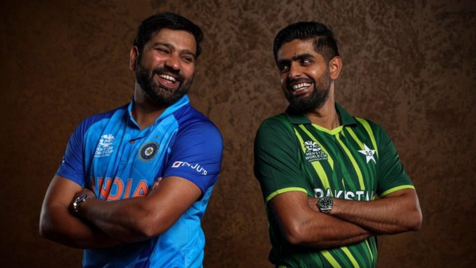 average-indian-wedding-photos-rohit-sharma-babar-azam-s-photoshoot-ahead-of-blockbuster-t20-wc-tie-sparks-meme-fest