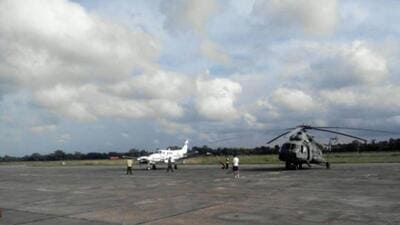 Darbhanga airport runway is under the command of Indian Air Force. (HT) Darbhanga airport runway is under the command of Indian Air Force. (HT)