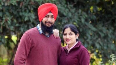 BJP leader Gurtaj Singh Bhullar‘s wife Gurpreet (32) was shot dead during a raid by an Uttar Pradesh police team in Uttarakhand. (ANI) BJP leader Gurtaj Singh Bhullar‘s wife Gurpreet (32) was shot dead during a raid by an Uttar Pradesh police team in Uttarakhand. (ANI)
