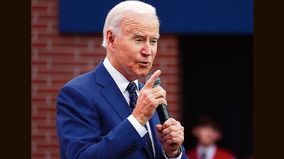 President Joe Biden on Friday. (AFP) President Joe Biden on Friday. (AFP)