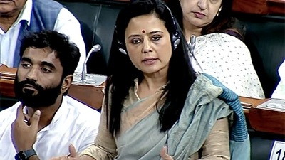 Trinamool Congress MP Mahua Moitra. (ANI file) Trinamool Congress MP Mahua Moitra. (ANI file)