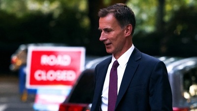 British Chancellor of the Exchequer Jeremy Hunt in London, Britain. (Reuters)