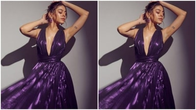 In silver ear studs with purple studded stones and tresses styled into a messy bun, Alaya looked perfect in the attire. (Instagram/@alayaf) In silver ear studs with purple studded stones and tresses styled into a messy bun, Alaya looked perfect in the attire. (Instagram/@alayaf)