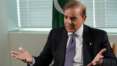 Prime Minister of Pakistan Shehbaz Sharif. (AP)