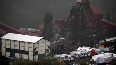 Turkey Coal Mine Explosion: The coal mine after an explosion in Amasra, in Bartin Province, Turkey. (AFP) Turkey Coal Mine Explosion: The coal mine after an explosion in Amasra, in Bartin Province, Turkey. (AFP)