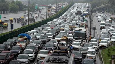 The Delhi traffic police has issued an advisory in view of the Delhi Half Marathon and a mega rally by the Bharatiya Janata Party (BJP) in the national capital. (ANI) The Delhi traffic police has issued an advisory in view of the Delhi Half Marathon and a mega rally by the Bharatiya Janata Party (BJP) in the national capital. (ANI)