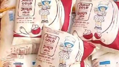 Amul’s full cream milk which sold at  ₹61, has now hiked to  ₹63 in fresh revision of prices starting Saturday.