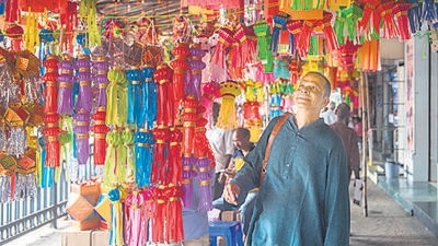 Mumbai, India - October 13, 2022: Indian English poet, novelist and story writer Jerry Pinto walks through Kandil Galli, at Mahim, in Mumbai, India, on Thursday, October 13, 2022. (Photo by Pratik Chorge/Hindustan Times) (Pratik Chorge/HT PHOTO)