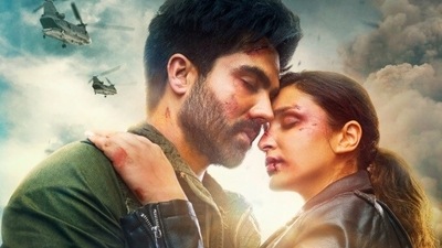 Harrdy Sandhu and Parineeti Chopra in a still from Code Name Tiranga. Harrdy Sandhu and Parineeti Chopra in a still from Code Name Tiranga. 