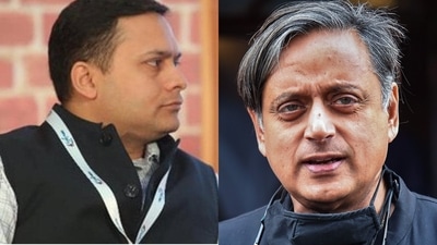 BJP IT cell chief Amit Malviya (L) and Congress leader Shashi Tharoor (R). BJP IT cell chief Amit Malviya (L) and Congress leader Shashi Tharoor (R).