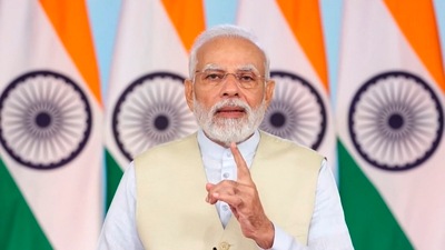 Prime Minister Narendra Modi addresses the inaugural session of All India Conference of Law Ministers and Secretaries, via video conferencing, in New Delhi, Saturday. (Twitter/BJP4India) Prime Minister Narendra Modi addresses the inaugural session of All India Conference of Law Ministers and Secretaries, via video conferencing, in New Delhi, Saturday. (Twitter/BJP4India)