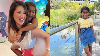 Sunny Leone's daughter Nisha Kaur Weber turned 7. Sunny Leone's daughter Nisha Kaur Weber turned 7.