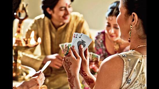 Diwali festivities are somewhat incomplete without a card party, and most of these are going lavish this time around. (Photo: Shutterstock) Diwali festivities are somewhat incomplete without a card party, and most of these are going lavish this time around. (Photo: Shutterstock)