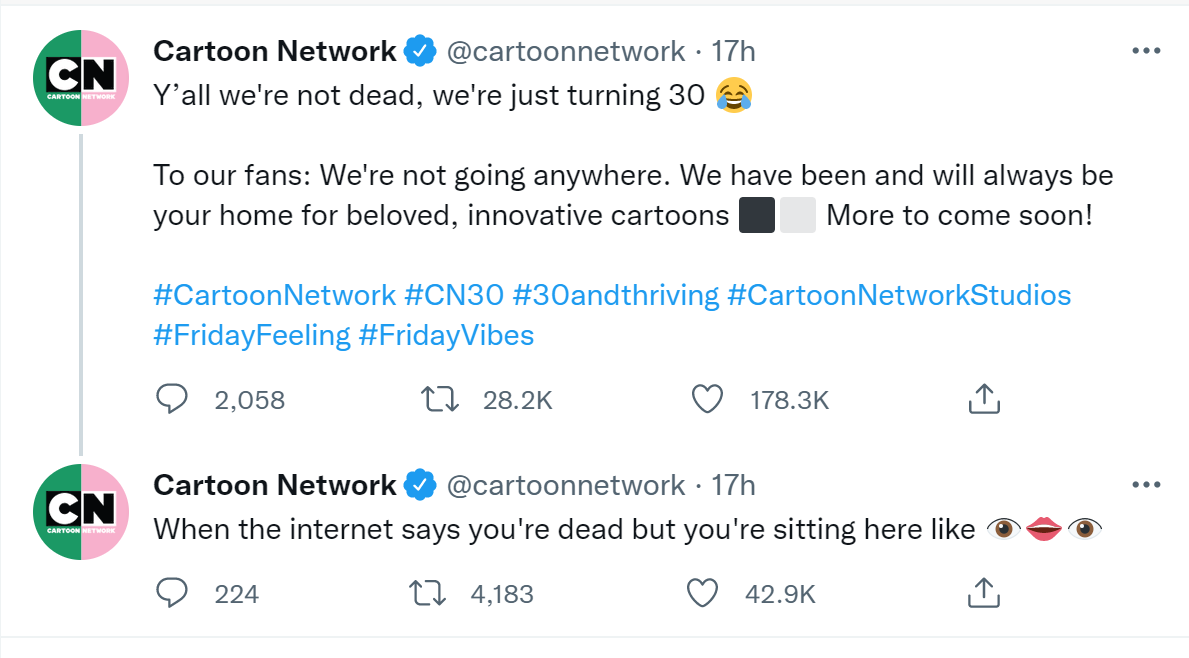After ‘RIP Cartoon Network’ trends on Twitter, channel says ‘we’re not