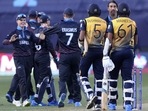 Namibia defeated Sri Lanka in the T20 World Cup opener.(AP) Namibia defeated Sri Lanka in the T20 World Cup opener.(AP)