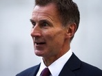 Jeremy Hunt: British Chancellor of the Exchequer Jeremy Hunt speaks during an interview.