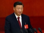 Xi Jinping at Communist Party meeting: Chinese President Xi Jinping attends the opening ceremony.