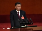 Chinese President Xi Jinping delivers a speech during the opening ceremony of the 20th National Congress of China's ruling Communist Party at the Great Hall of the People in Beijing, China, October 16.