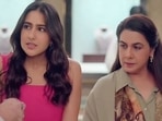 Sara Ali Khan and Amrita Singh in a new ad.