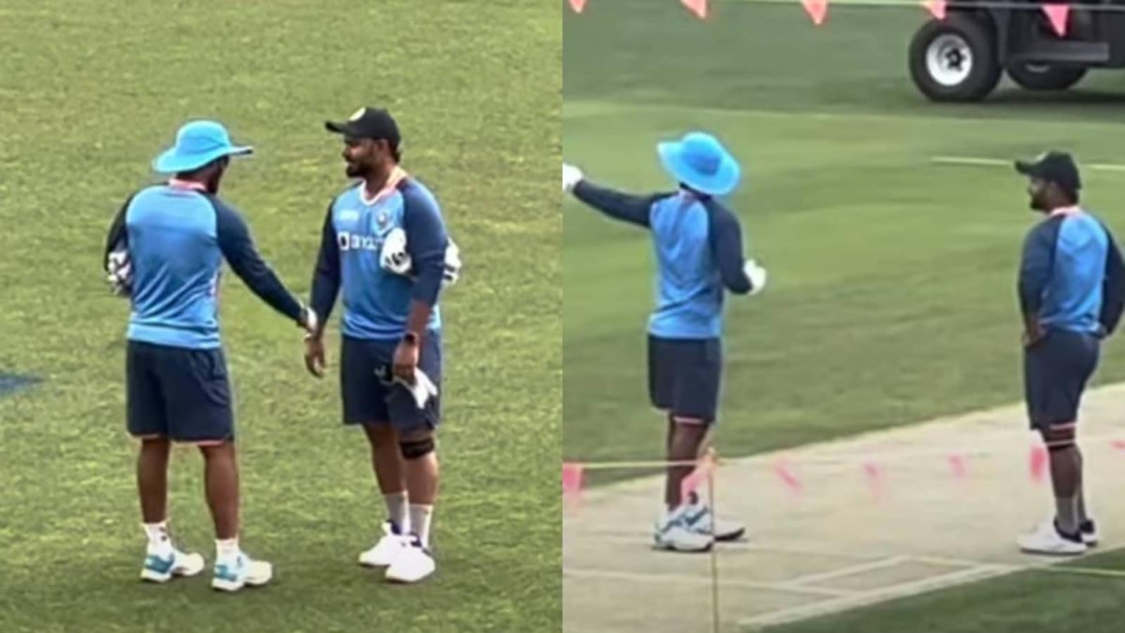 Watch: Karthik's special batting lesson to Pant before T20 WC warm-up ...