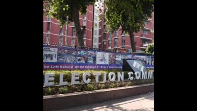 A view of the Election Commission of India building, Nirvachan Sadan, in New Delh. (HT PHOTO) A view of the Election Commission of India building, Nirvachan Sadan, in New Delh. (HT PHOTO)