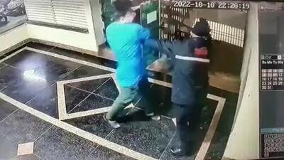 The incident took place on October 10. (Video grab)