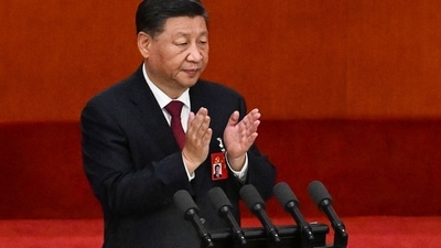 Xi Jinping: China's President Xi Jinping applauds during the opening session of the 20th Chinese Communist Party's Congress. (AFP) Xi Jinping: China's President Xi Jinping applauds during the opening session of the 20th Chinese Communist Party's Congress. (AFP)