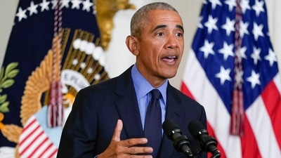 Barack Obama: Former US President Barack Obama, (AP File)