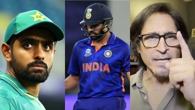 Babar Azam; Rohit Sharma; Ramiz Raja Babar Azam; Rohit Sharma; Ramiz Raja