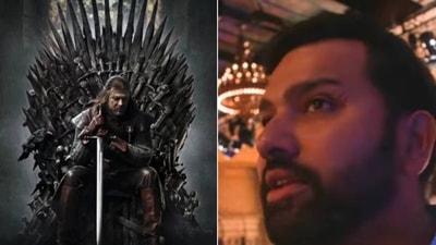 Game of Thrones poster; Rohit Sharma Game of Thrones poster; Rohit Sharma