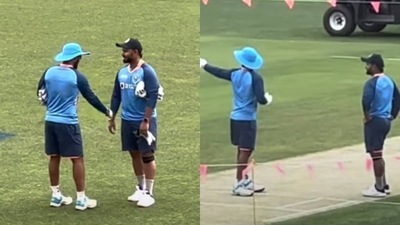 Dinesh Karthik with Rishabh Pant Dinesh Karthik with Rishabh Pant