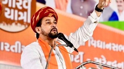 Union minister Anurag Thakur made a veiled swipe at AAP Gujarat chief Gopal Italia on Saturday. Union minister Anurag Thakur made a veiled swipe at AAP Gujarat chief Gopal Italia on Saturday. 