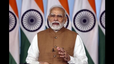 Prime Minister Narendra Modi on Sunday. (PTI) Prime Minister Narendra Modi on Sunday. (PTI)