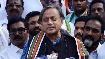 Congress MP Shashi Tharoor (L. Anantha Krishnan) Congress MP Shashi Tharoor (L. Anantha Krishnan)