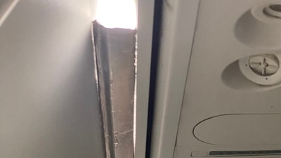 A user posted a picture of what he claimed tapes on fused light. ((Twitter) ) A user posted a picture of what he claimed tapes on fused light. ((Twitter) )