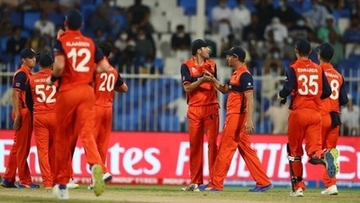 UAE vs Netherlands T20 World Cup LIVE score updates (Twitter/KNCBcricket)
