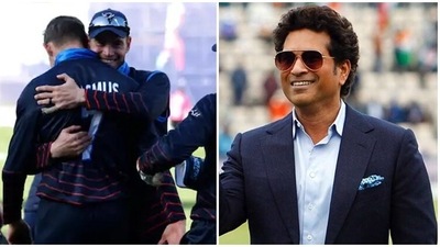 Sachin Tendulkar posts epic tweet after Namibia beat Sri Lanka by 55 runs at T20 World Cup Sachin Tendulkar posts epic tweet after Namibia beat Sri Lanka by 55 runs at T20 World Cup