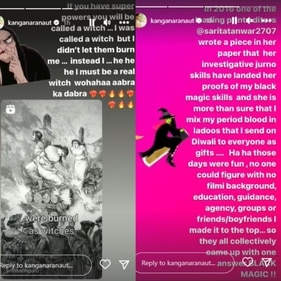 Kangana shared a video on Instagram featuring Sadhguru. Kangana shared a video on Instagram featuring Sadhguru.