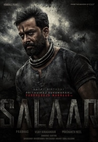 Prithviraj Sukumaran's look from Salaar out now. Prithviraj Sukumaran's look from Salaar out now. 