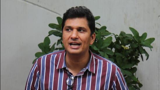AAP’s chief spokesperson and party legislator Saurabh Bharadwaj said that the fact that the BJP president had to himself come out to speak about MCDs shows the party’s fear of facing the people in civic polls. (Sanchit Khanna/HT Photo) AAP’s chief spokesperson and party legislator Saurabh Bharadwaj said that the fact that the BJP president had to himself come out to speak about MCDs shows the party’s fear of facing the people in civic polls. (Sanchit Khanna/HT Photo)