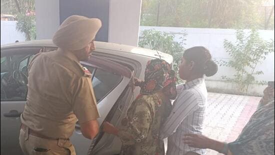 In the acid attack case that rocked the Jamalpur locality of Ludhiana on Saturday, police on Sunday booked the accused woman’s lover, who they suspect was the mastermind. (HT Photo)