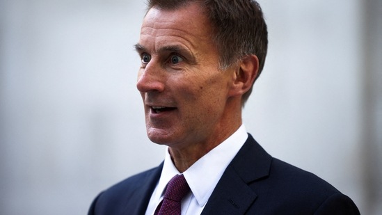 Jeremy Hunt: British Chancellor of the Exchequer Jeremy Hunt speaks during an interview.(Reuters)