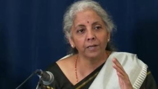 Nirmala Sitharaman said the rupee is not sliding but the dollar is incessantly strengthening.&nbsp;