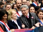 France Protests: Annie Ernaux is seen at protests in Paris.&nbsp;