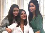 Katrina Kaif with Alia Bhatt and Priyanka Chopra in a throwback Instagram photo.