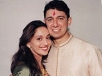 Madhuri Dixit with Shriram Nene. Madhuri Dixit with Shriram Nene. 