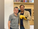 Irish boxing legend Bernard Dunne (left) with BFI President(BFI) Irish boxing legend Bernard Dunne (left) with BFI President(BFI)