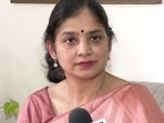 Professor Bijayalaxmi Nanda, the principal of Miranda House college. (ANI Photo)
