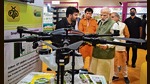 Prime Minister Narendra Modi inspects the products on display at the inauguration of PM Kisan Samman Sammelan 2022, in New Delhi on Monday. (PTI) Prime Minister Narendra Modi inspects the products on display at the inauguration of PM Kisan Samman Sammelan 2022, in New Delhi on Monday. (PTI)