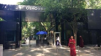 Osho Ashram in Koregaon Park, Pune. (HT FILE PHOTO)